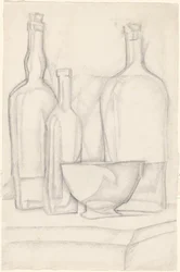 Botellas y cuenco