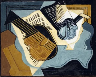 Guitarra y frutero, 1921