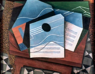 Guitarra en una mesa, 1915