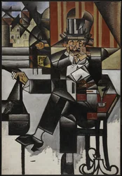 Hombre en un café, 1912