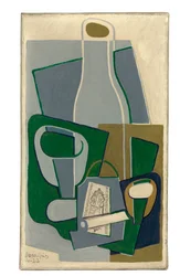 Pipa y Paquete de Tabaco, 1922