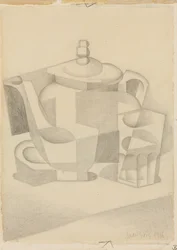 Naturaleza muerta con tetera, 1916