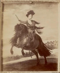 Velázquez. El príncipe Baltasar Carlos a caballo (en el Museo del Prado)