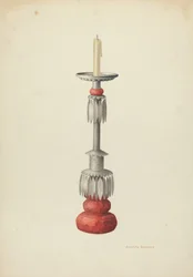 Candelabro (uno de un par), c. 1941