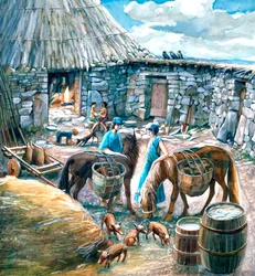 Antigua aldea de Chysauster