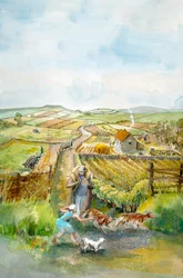 Paisaje rural, siglo III, c1990-2010
