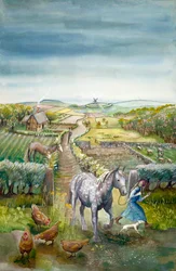 Paisaje rural, siglo XVII, c. 1990-2010