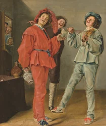 Merry Company (óleo sobre lienzo)