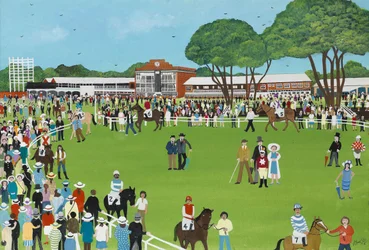Ascot, 2009 (Gouache sobre papel)