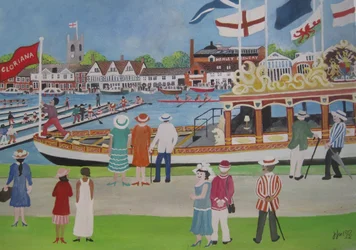 Henley - The Glorianna, 2012 (Gouache sobre papel)