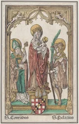 La Virgen y el Niño con San Conrado y San Pelagio