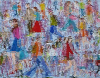 Movimiento urbano lleno de color