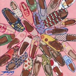 Zapatos con bonitos estampados