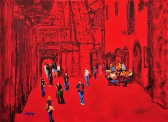 La vida en las calles de Red City