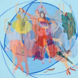 Bailarines de ballet rítmico