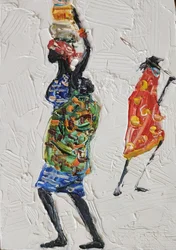 Figuras africanas llenas de vida