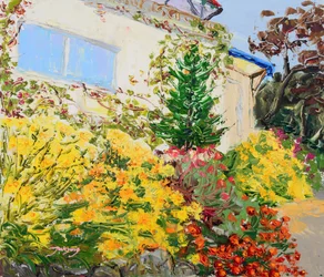 Una casa de jardín llena de vida
