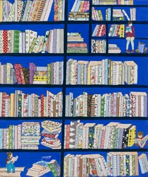 Libros de la biblioteca llenos de vida