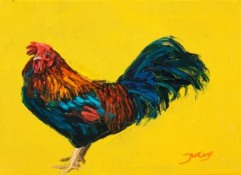 Gallo vibrante