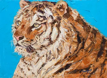 La mirada vibrante del tigre