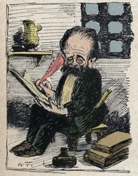 Caso Dreyfus - “Próximamente: MIS PRISIONES (referencia al juicio hecho a Émile Zola por su posición en el caso de Alfred Dreyfus y su crítica a la justicia militar)