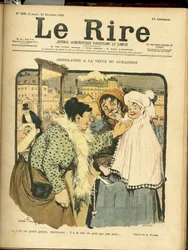 Ilustración de Abel Faivre para la portada de Le Rire