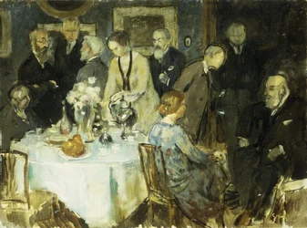 Figuras en un interior