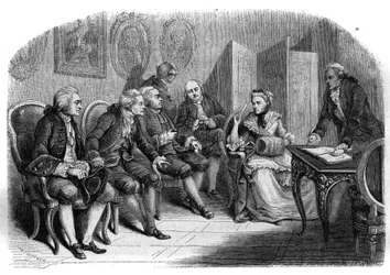 El salón literario de Marie Anne Doublet (Doublet de Persian)