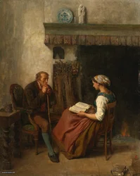 Jules Breton, 1865 - Lectura
