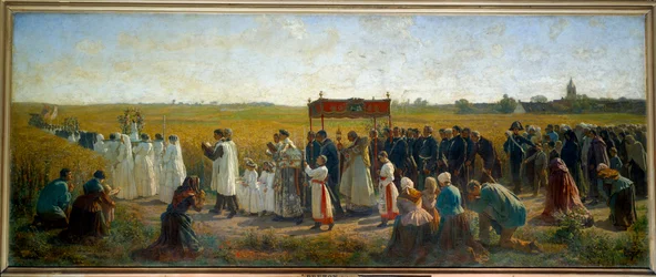 La bendición del trigo en Artois
