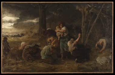 Relámpago, hacia 1865 (óleo sobre lienzo)