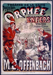 Cartel para la opereta 