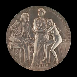 Alegoría de la lucha contra la muerte [reverso], 1906
