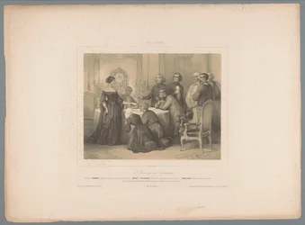 Herodías presenta su testamento La apertura del testamento (título sobre objeto) Escenas de la novela El judío errante de Eugène Sue (título de la serie) El judío errante (título de la serie sobre el objeto)