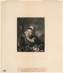 Hille Bobbe, la hechicera, de "Grabados de cuadros en el Museo Metropolitano, Nueva York"