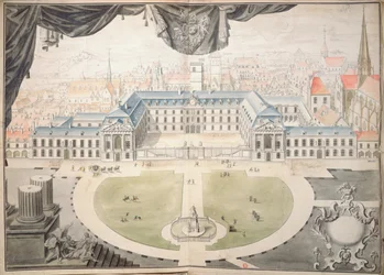 Proyecto de restauración del Palacio de los Duques de Borgoña en Dijon, 1698