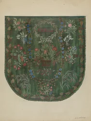 Cubrecama bordado, c. 1936