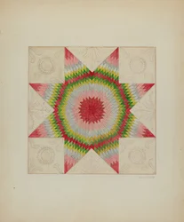 Colcha de retazos, c. 1936