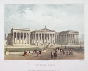 Museo Británico, Holborn, Londres, 1854