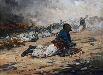 Corneta de heridas turcas, 6 de agosto de 1870, c.1888