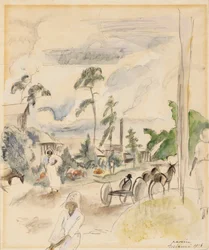 Paisaje con figuras, Miami