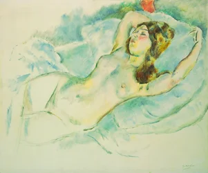 Mujer desnuda reclinada