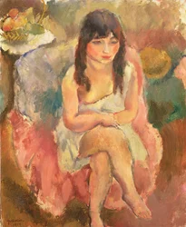 Figura sentada, 1914