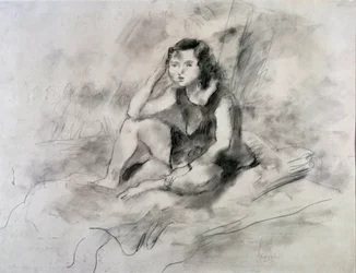 Niña sentada