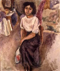 Mujer sentada, c.1915