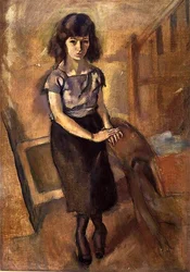 Joven Mujer de Pie, c.1920