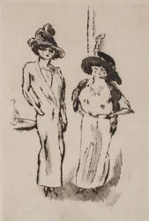 Dos mujeres en el baile
