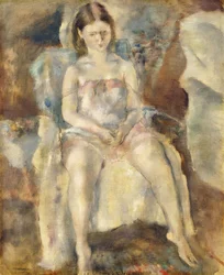 Niña sentada