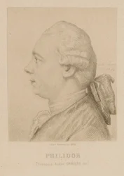 Retrato de François-André Danican Philidor 1726-1795
