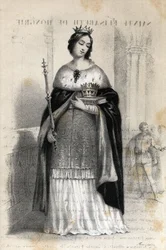 Retrato de Santa Isabel de Hungría (1207 - 1231)